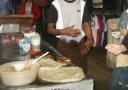 Cooking course, outdoor explanation