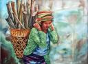 Carrying Woman by Kyaw Kyaw Hein