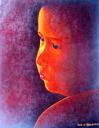 Gazing Kid by Saw Wi Htun