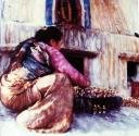 Offering Oil Lamps by Sandy Shum