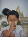 Child from Middle Burma by Saw Wi Htun