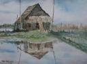 Hut in the farm by Myat Thein Zaw