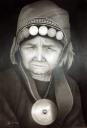 Gazing-old-woman-by-La-Sam