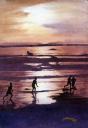 Playing-on-the-beach-by-Min-Thiha-Mon