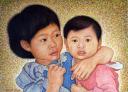 Carrying-sister-by-Saw-Wi-Htun
