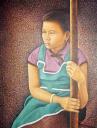 Gazing-girl-by-Saw-Wi-Htun