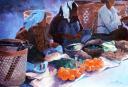 In the Burma market by Nyan Soe